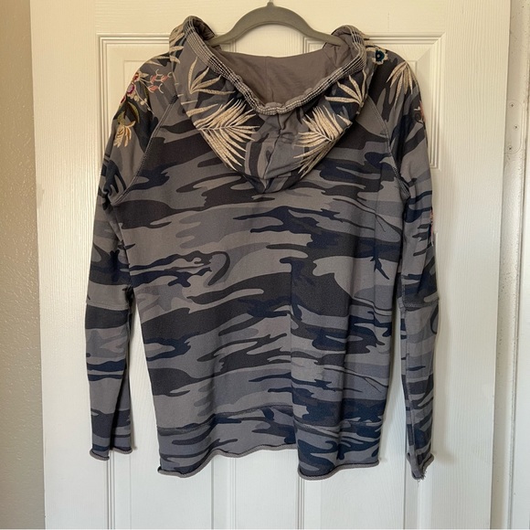 Johnny Was Kashmiri Raw Edge Hoodie - Picture 8 of 10